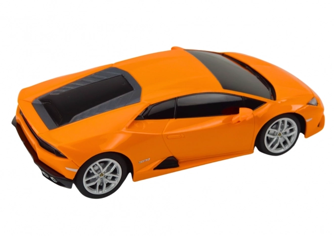 Auto R/C Lamborghini Huracan 1:24 Rastar pomarańczowe