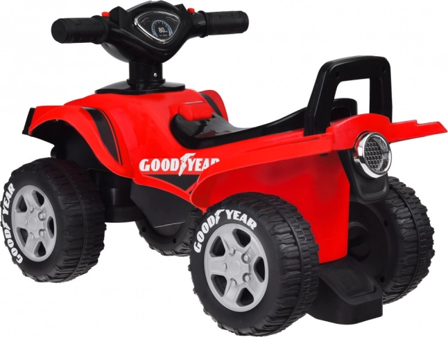 Dziecięca czterokołowiec Goodyear z muzyką i światłem