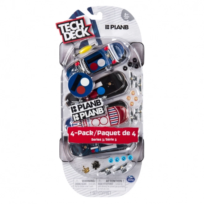 Tech Deck fingerboard czteropak