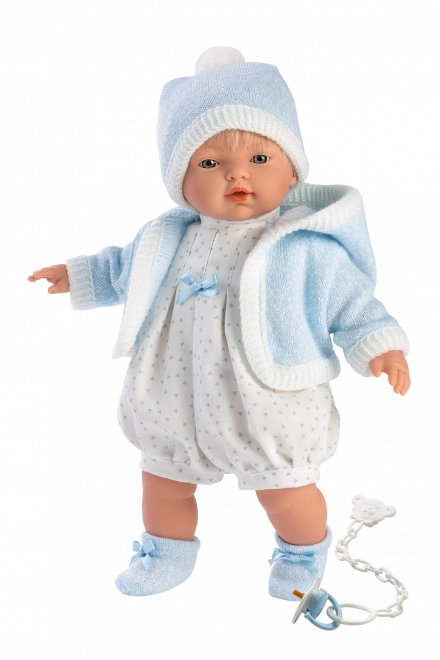 Realistyczna lalka Llorens Roberto z dźwiękami i miękkim ciałem 33 cm