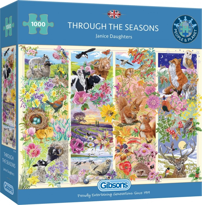 Puzzle GIBSONS Pory Roku 1000 kawałków