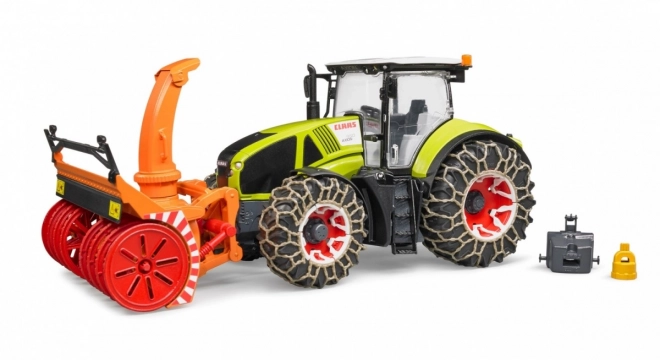 Bruder Traktor Class Axion 950 z odśnieżarką