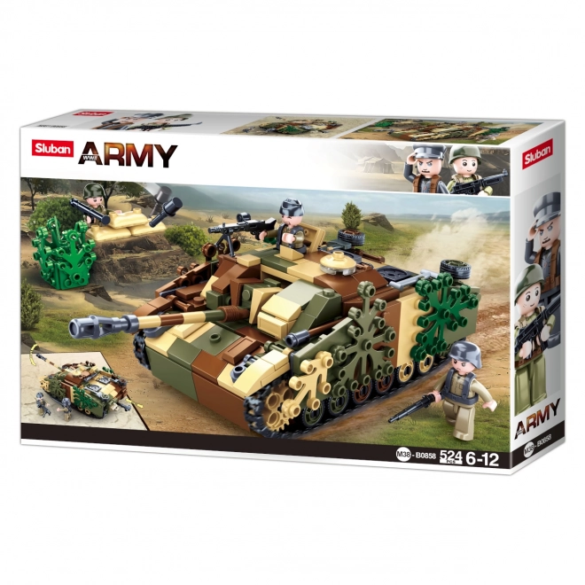 Sluban Army N38-B0858 Maskowany opancerzony czołg
