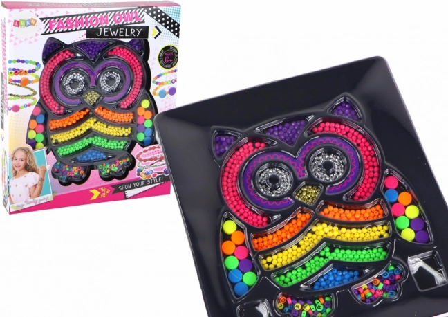 Zestaw do tworzenia biżuterii DIY koraliki 3000 szt. Sowa