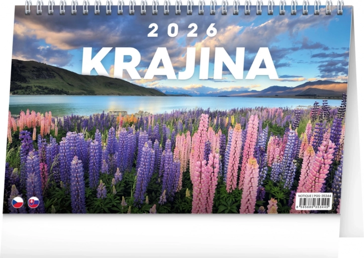 Kalendarz biurkowy Krajobraz 2026