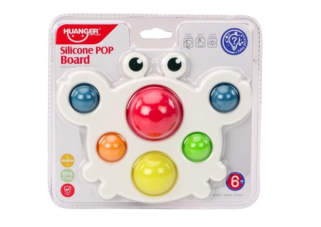 Silikonowa kolorowa tablica Pop It Educational Sensory Crab