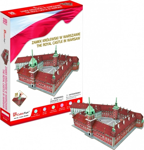 3D puzzle królewski zamek w Polsce 105 elementów