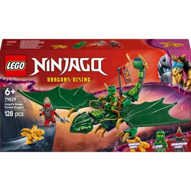 Lego Ninjago zielony smok leśny Lloyda