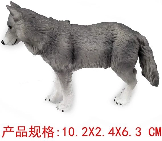 Figurka szarego wilka 10 cm
