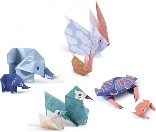 DJECO Origami Zwierzęce rodziny