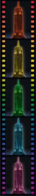 RAVENSBURGER Świecąca 3D układanka Edycja Nocna Empire State Building 216 elementów