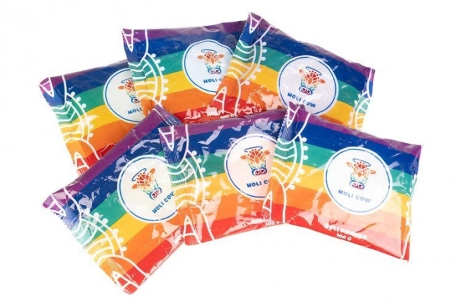 Kolorowy proszek Holi - 6 x 100 g