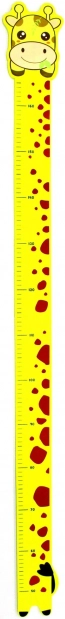 Metr na ścianę z motywem żyrafy 165 cm