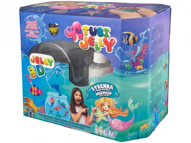 Zestaw zabawowy Tubi Jelly z dużym akwarium Syrenka