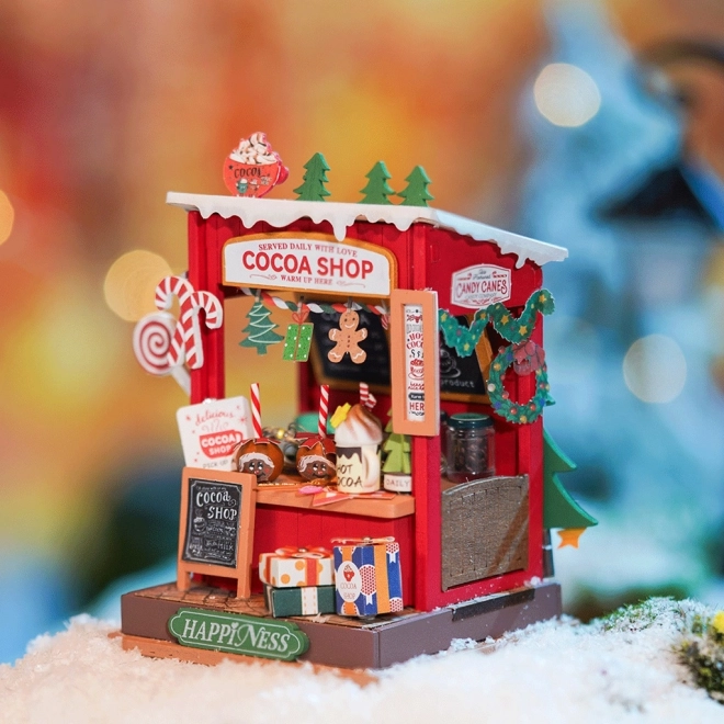 Miniaturowy domek - Stoisko z kawą