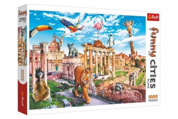 Puzzle Wesołe Miasta - Dziki Rzym 1000 elementów
