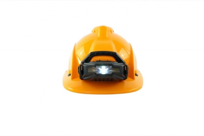 Kask z latarką