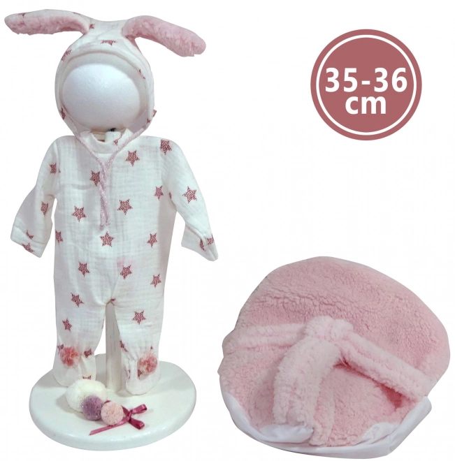Llorens M635-86 ubranko dla lalki niemowlęcia NOWO NARODZONEJ rozmiar 35-36 cm