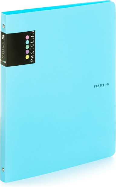 Segregator A5 PASTELINI niebieski, 4‑pierścieniowy