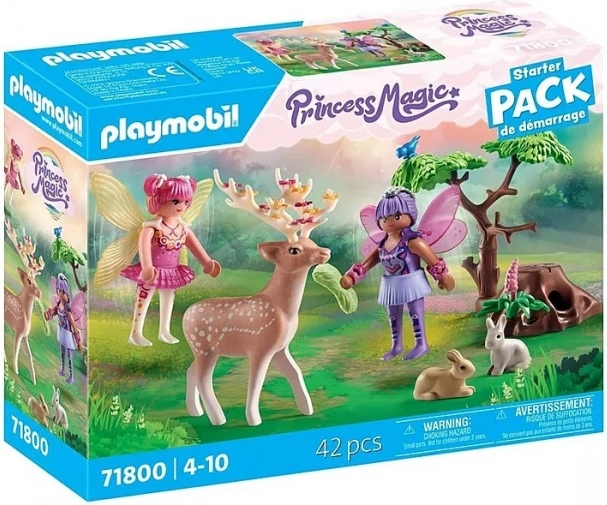 Zestaw figurek PLAYMOBIL wróżki z leśnymi zwierzętami