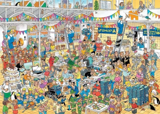 puzzle JUMBO Jan van Haasteren 10. rocznica 1000 elementów