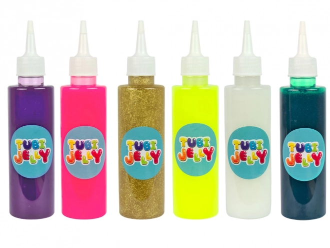 Tubi Jelly zestaw kreatywny syrenka 6 kolorów żelowe figurki