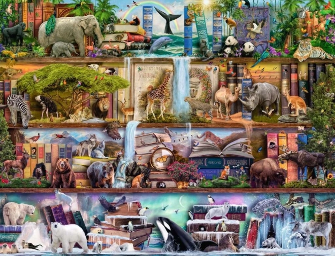 Puzzle Ravensburger Królestwo dzikich zwierząt 2000 elementów