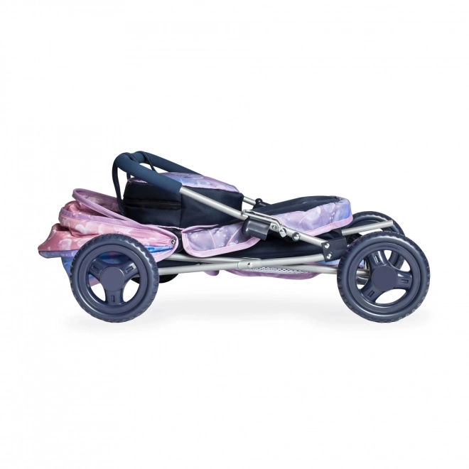 DeCuevas 85076 Składany wózek dla lalek z parasolem i torbą Magic Bubble 2024 - 60 cm