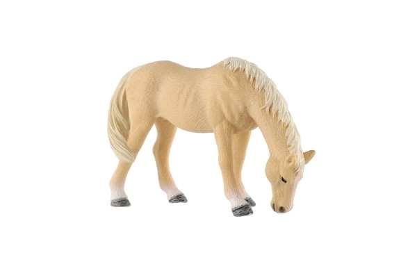 Koń domowy palomino klacz zooted plastik 13cm w woreczku