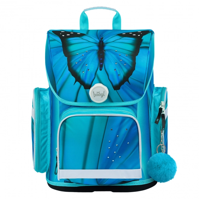 BAAGL ZESTAW 3 Ergo Butterfly: tornister, piórnik, worek