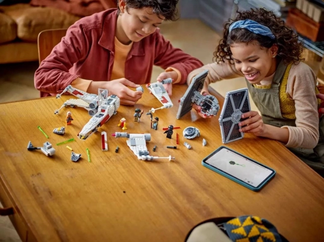 LEGO Star Wars 75393 Myśliwiec TIE i X-wing - zestaw kombinowany