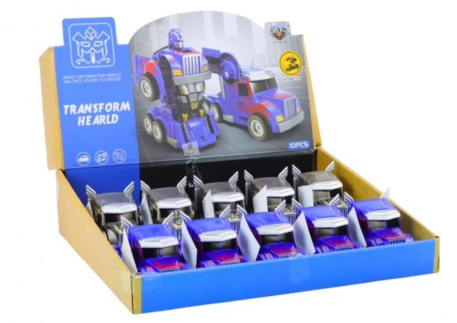 Auto-robot ciężarówka 2w1 robot 2 kolory