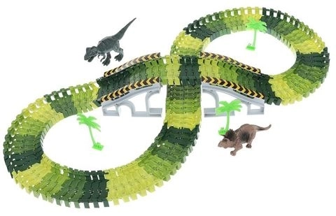 Park Dinozaurów Zestaw z Trasą