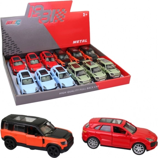 Zestaw autek 1:43 w display boxie dla dzieci