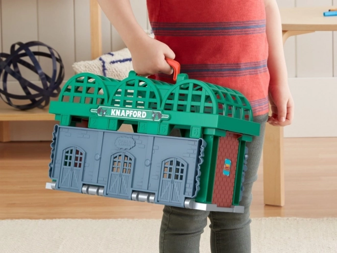 Fisher-Price Pociąg Tomek i przyjaciele Stacja Grodkov lokomotywa