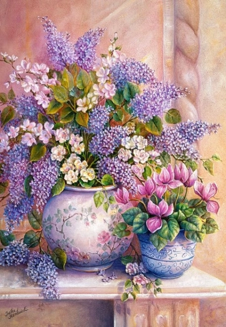 Castorland puzzle 1500 elementów – kwiaty lilii