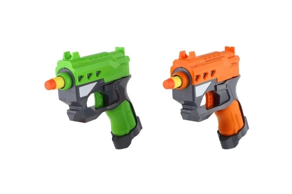 Pistolety 2 sztuki 12 cm plastik na piankowe naboje + 6 sztuk naboi na kartonie