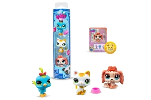 Littlest Pet Shop figurki 3 sztuki