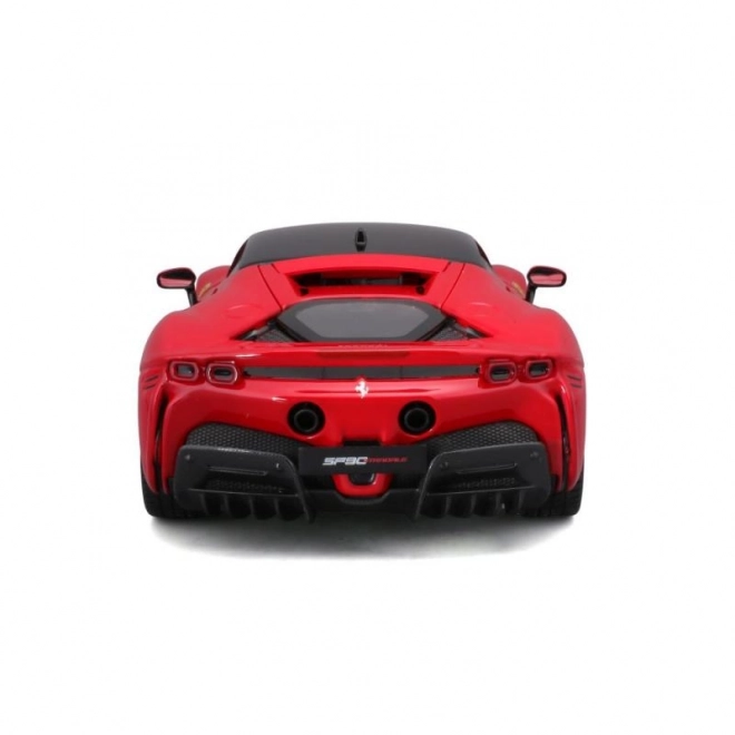 Metalowy model Ferrari SF90 Stradale czerwony 1:18