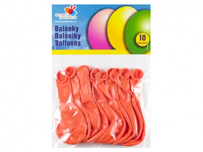 Pomarańczowe balony do dmuchania