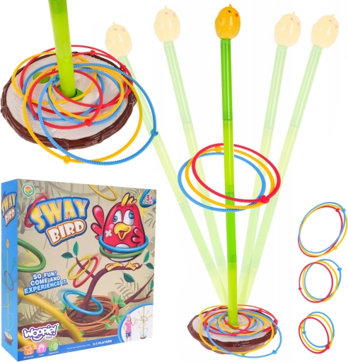 Woopie rzucane obręcze Tańczący ptaszek XXL do 90 cm