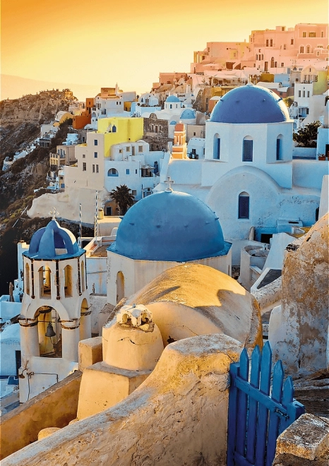 Puzzle TREFL Premium Plus Photo Odyssey: Oia, Santorini 1000 elementów