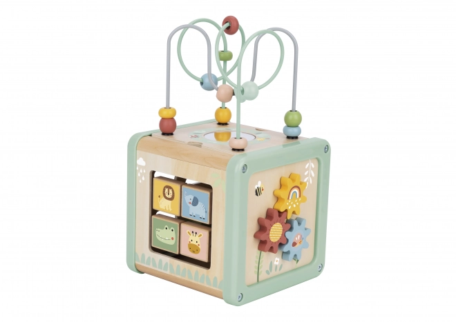 Wielofunkcyjna drewniana kostka WOOPIE GREEN