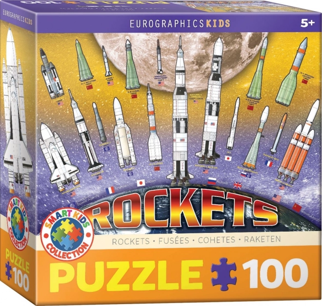 EUROGRAPHICS Puzzle Międzynarodowe rakiety kosmiczne 100 elementów