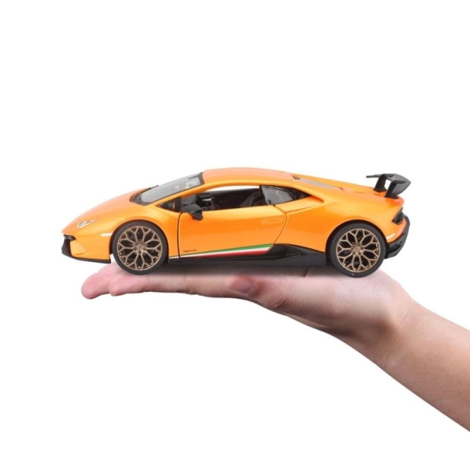 Lamborghini Huracan Performante pomarańczowy model 1:24