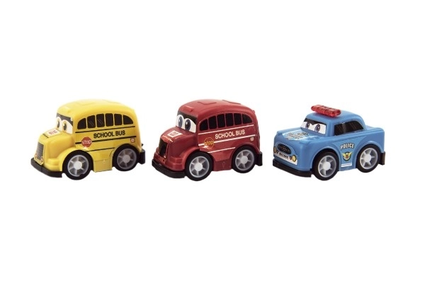 Zestaw plastikowych samochodzików mini - 10 sztuk