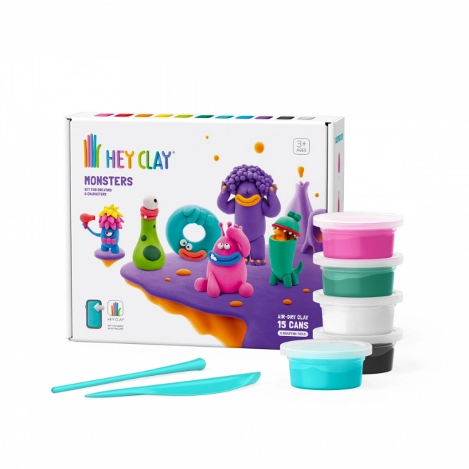 Hej Clay plastikowy zestaw Potwory