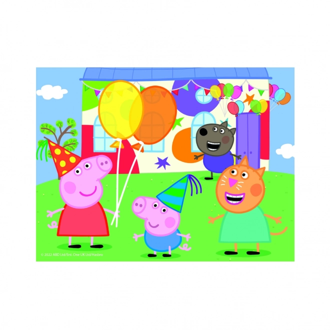 PEPPA PIG 12 Drewniane licencyjne kostki
