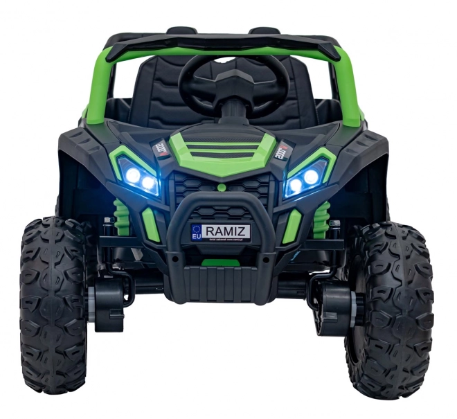 Dziecięce elektryczne auto Buggy UTV 2000M Racing Zielone