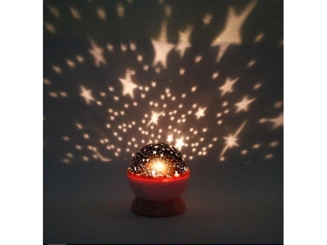 Gwiaździsta nocna lampa – Biała